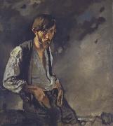 Sir William Orpen The Man from the West:Sean Keating oil painting